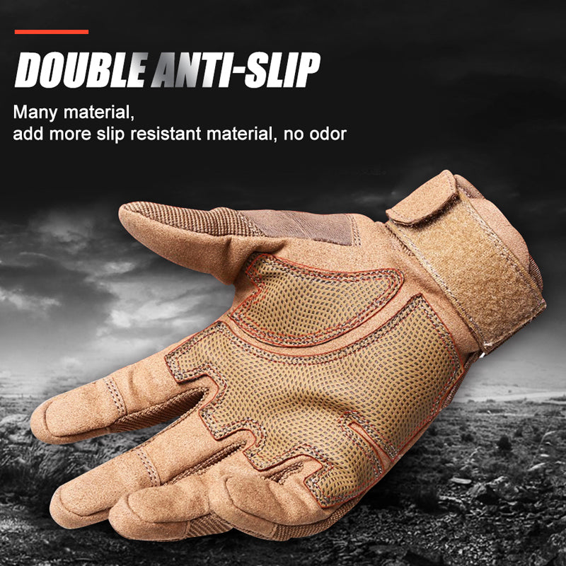 Rubber Knuckle Protective Gear Male Tactical Gloves